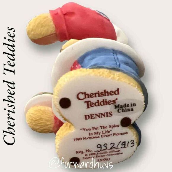 Enesco Cherished Teddies Dennis 'You Put The Spice In My Life' #510963 - Picture 4 of 7